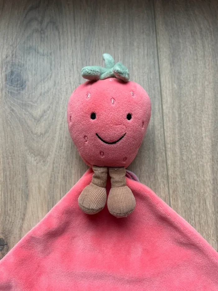 Doudou plat fraise jellycat - photo numéro 2