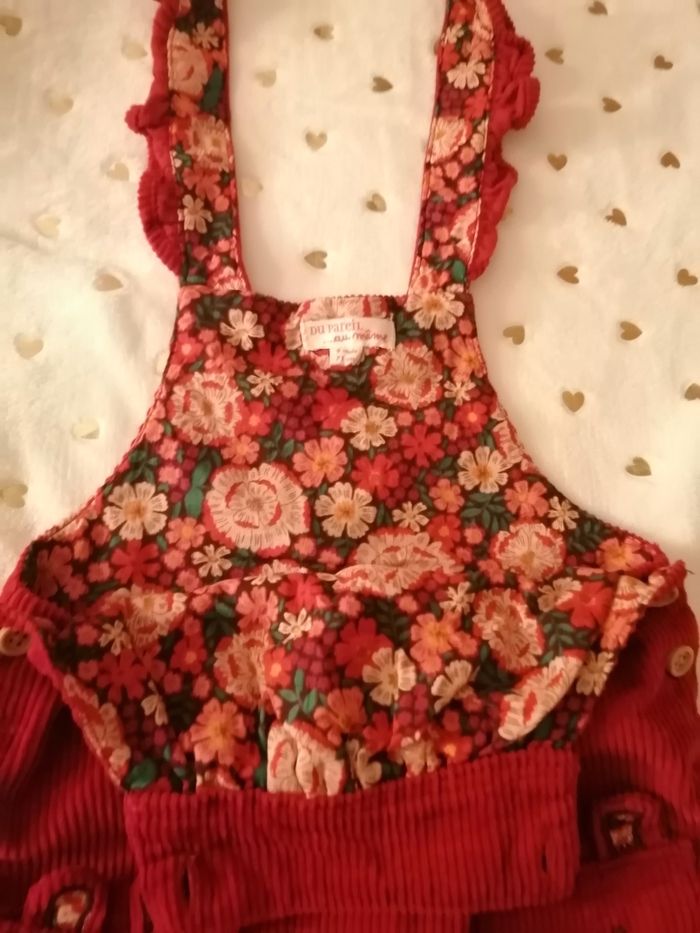 Salopette bébé fille 9 mois dpam - photo numéro 3