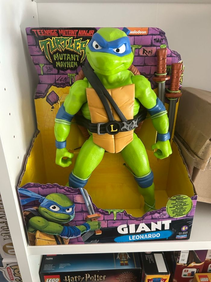 Figurine tortue ninja leornado geante - photo numéro 2