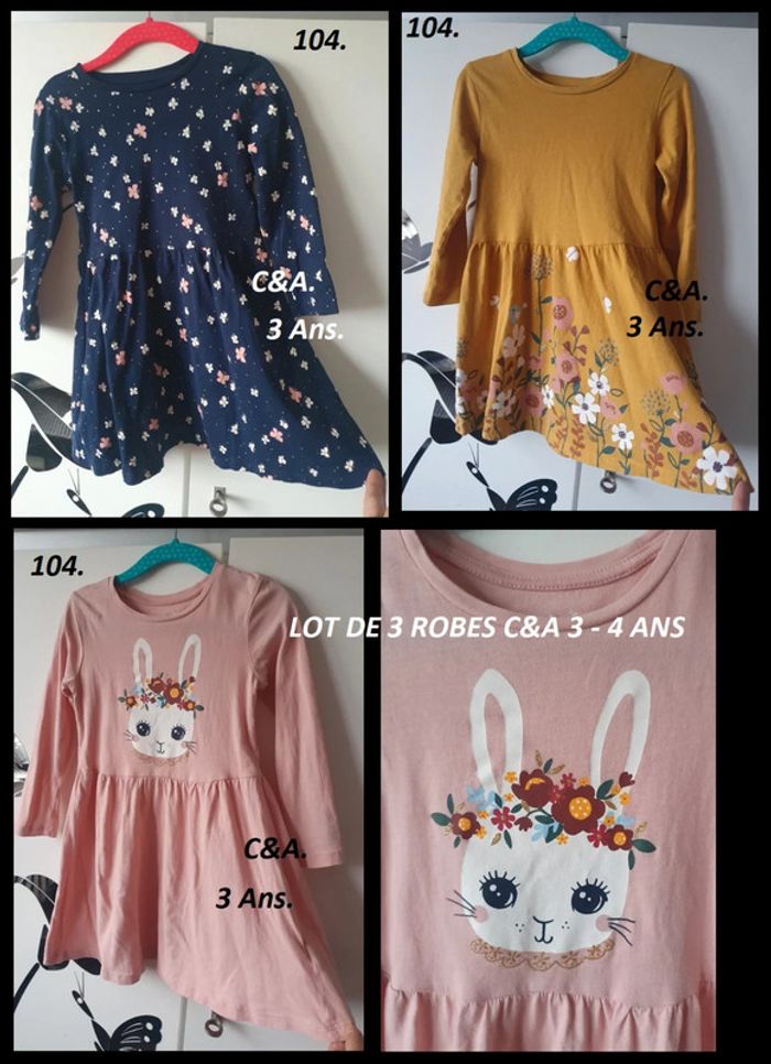 LOT de vêtements filles Taille 3 ans - photo numéro 3