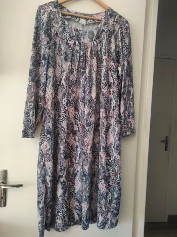 Robe bleu et rose