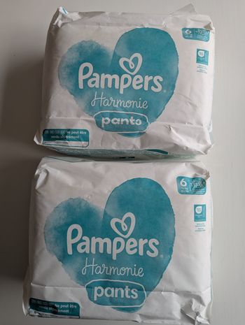 Couche pampers harmonie pants taille 6