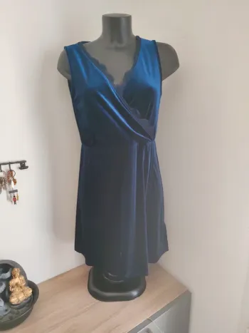 Robe effet velour taille m