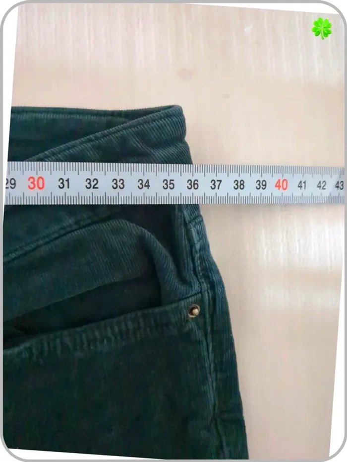 Pantalon Jeans femme en velours 36 - photo numéro 9