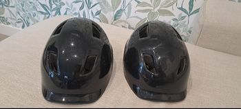 2 casques btwin S