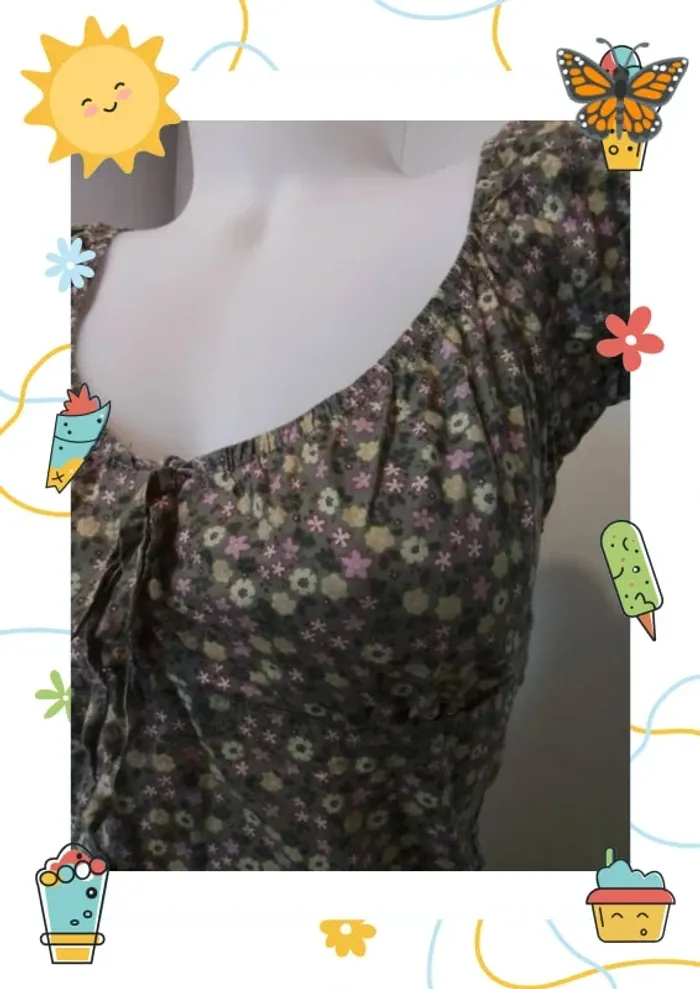 Robe liberty verte - photo numéro 4