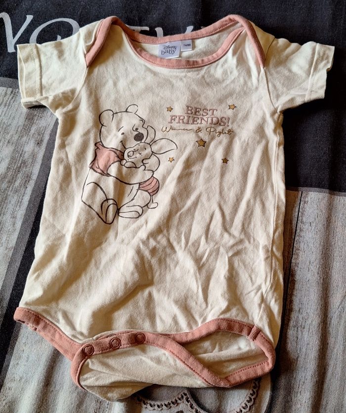 Body manches courtes Winnie L'Ourson 74/80 cm