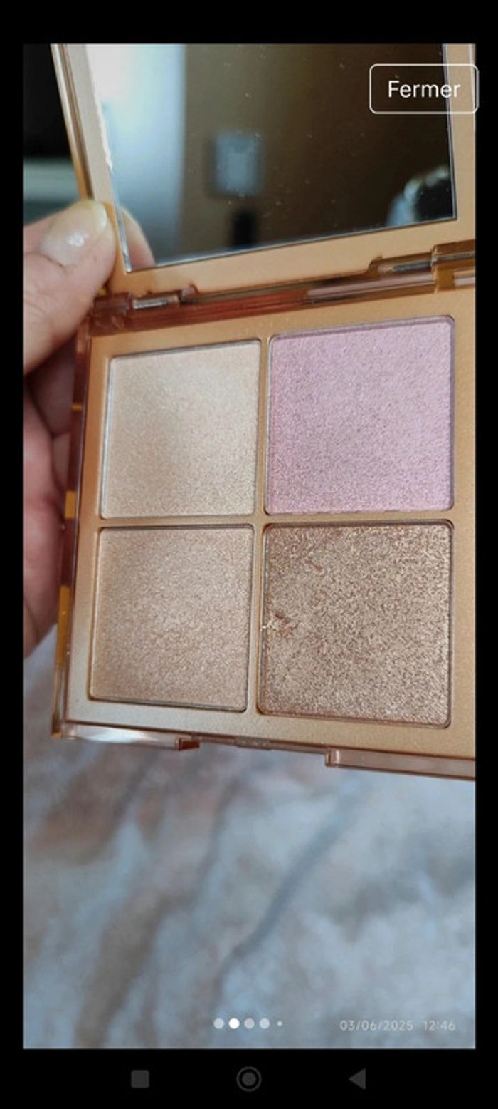 Huda Beauty Highlighter Obsessions Light Glow Mini Face Palette - photo numéro 2