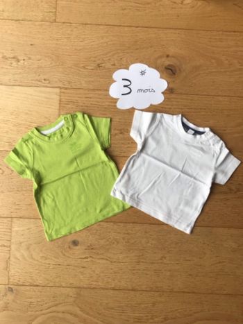 Lot 2 tee shirt orchestra 3 mois