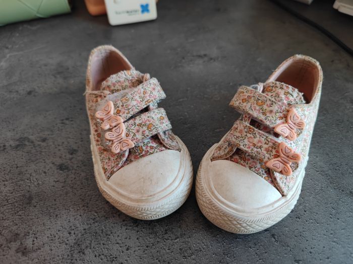 chaussures fleurs