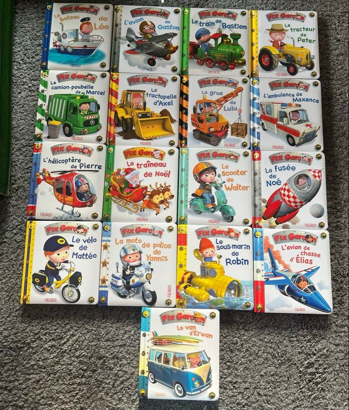 Lot 17 livres enfants P’tit garçon