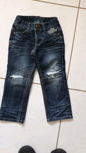 Jean garçon bleu 3 ans ch2