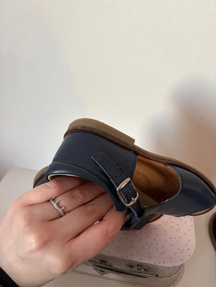 Chaussure panyno bleu marine - photo numéro 9