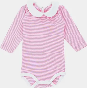 Petit Bateau Body à col 3 mois en coton