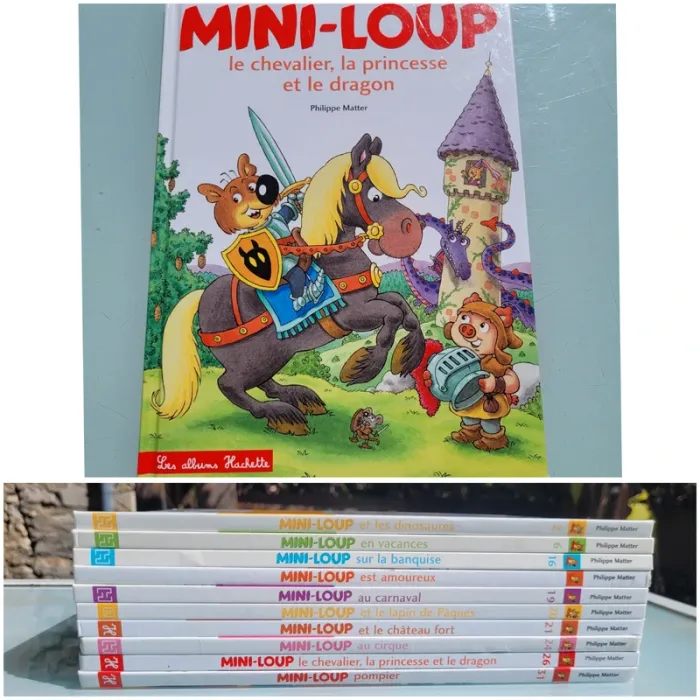 Livre Mini-Loup, tome 26 🛡 Mini-loup le chevalier, la princesse et le dragon 🐉