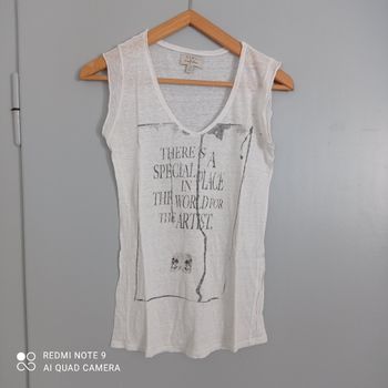 Débardeur blanc t36