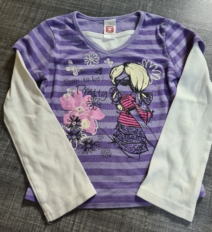 Lot de 8 t-shirts longues manches 8 ans - photo numéro 3