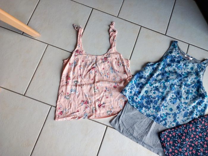 Lot de 3 tuniques femme hollister camaieu naf naf 38 tbe - photo numéro 2