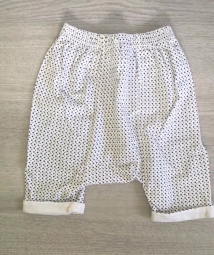 Sarouel pantalon bébé fille 12 mois pantalon dalmatien cruella Babygro NEUF - photo numéro 4