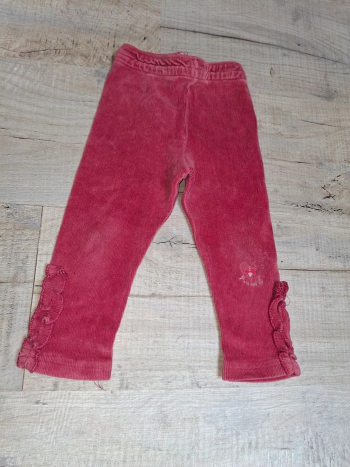Pantalon rose fille 12 mois