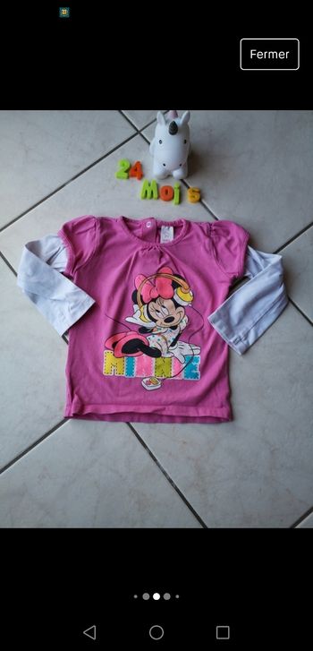 Tee-shirt manches longues 2 ans