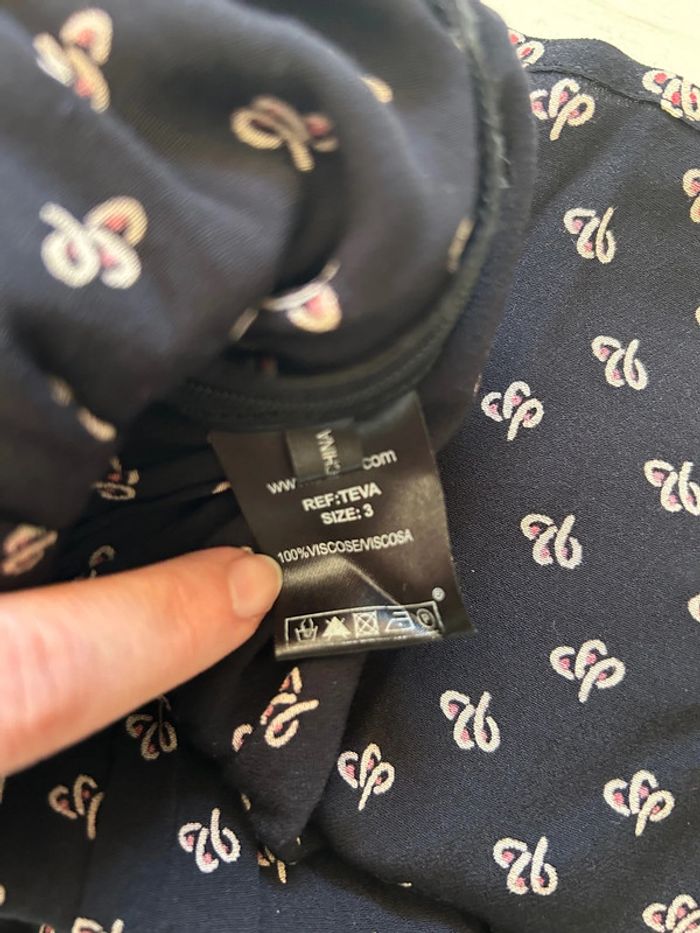 Jupe ba&sh T. 3 noir motifs - photo numéro 5