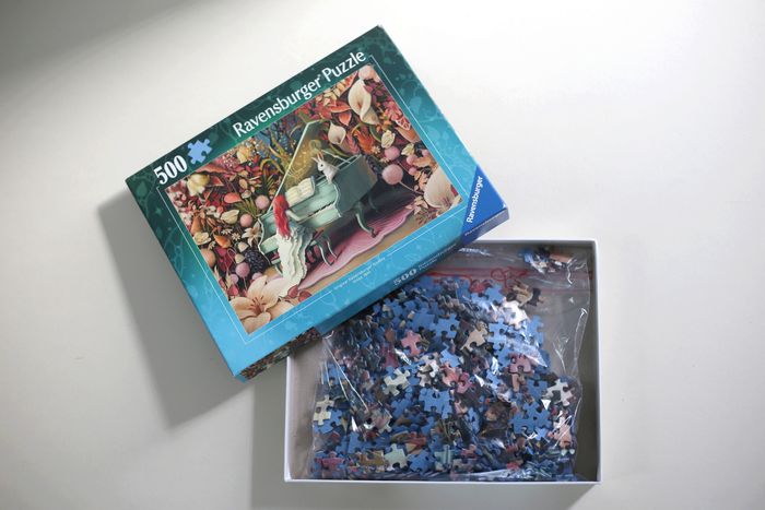 Puzzle 500 pièces "Rabbit Recital" par Demelsa Haughton, marque Ravensburger - photo numéro 4