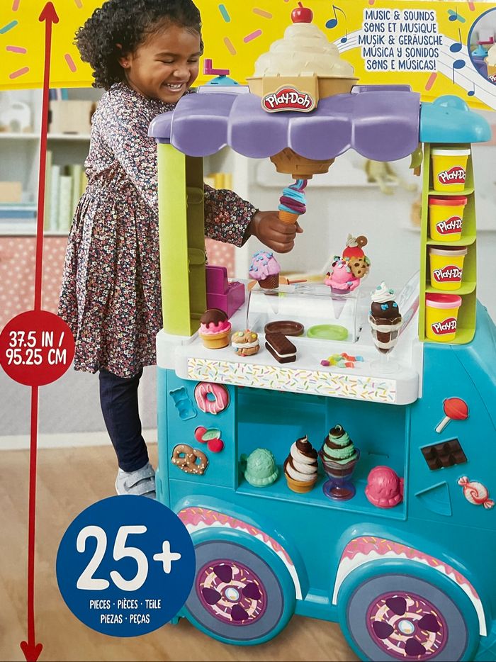 Play-Doh - Camion de glace géant pâte à modelé - C139 - photo numéro 5