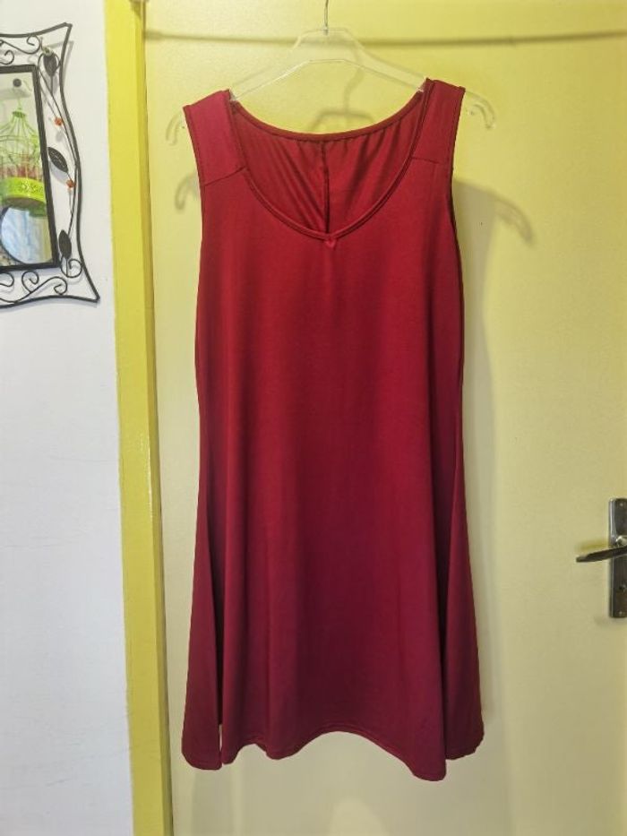 Robe L rouge/bordeau