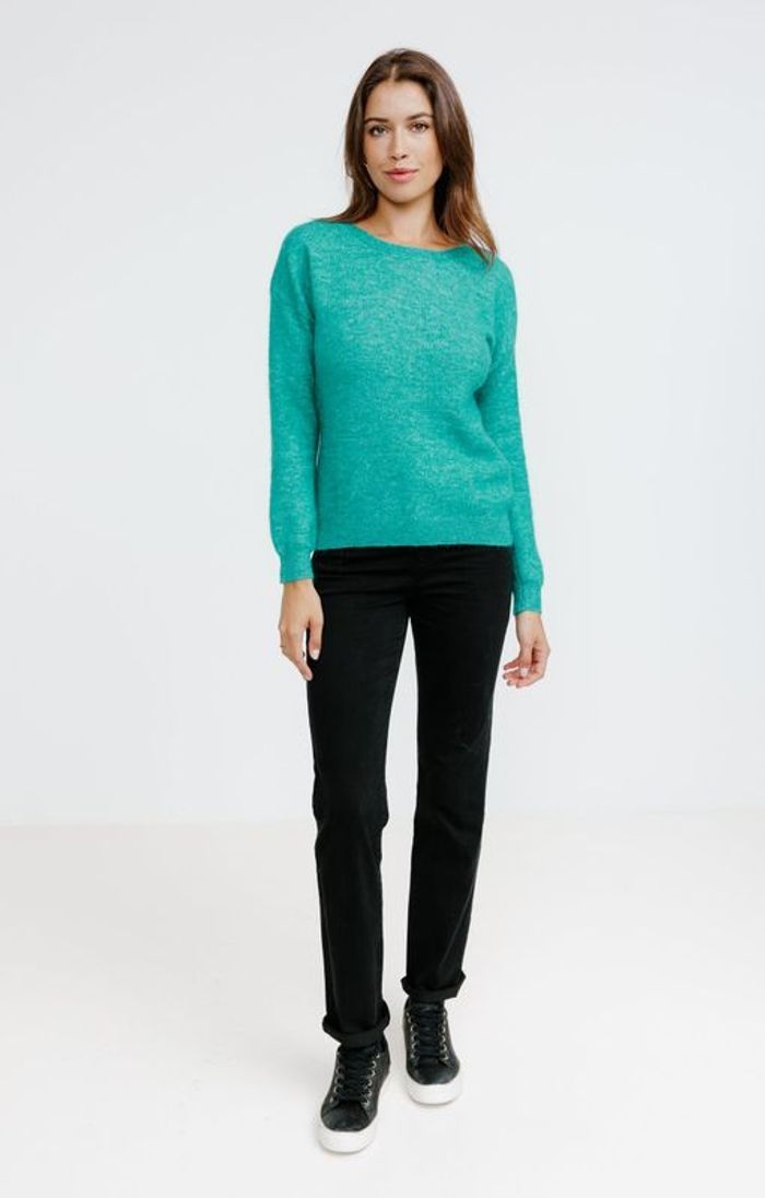 Pull manches longues - vert lagon - taille 5 - Armand Thiery - photo numéro 4
