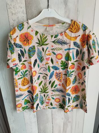 T-shirt floral Zara