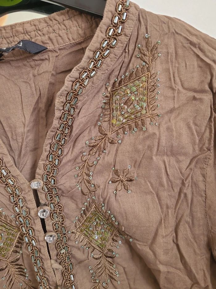 Tunique marron - photo numéro 2