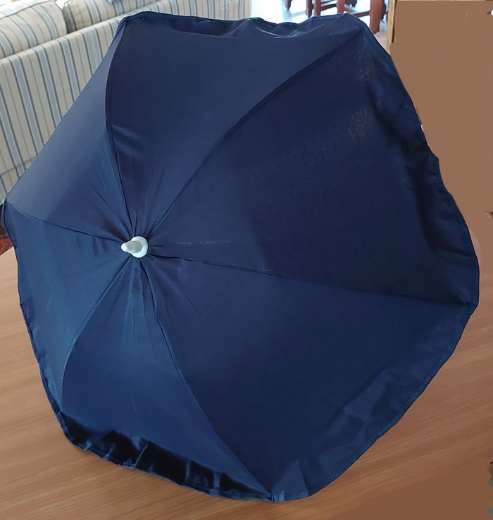 Ombrelle de poussette bleu marine - photo numéro 2