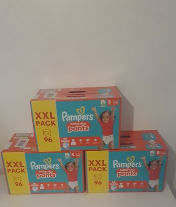 Couches pampers pants taille 5