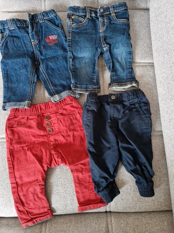 Lot de 4 pantalons 6 mois