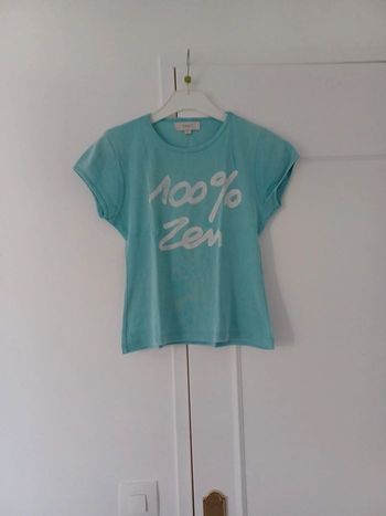 T-shirt bleu ciel Jennyfer