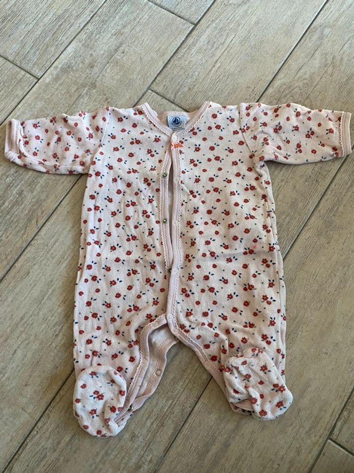 Pyjama velours Petit Bateau - 3M-60cm