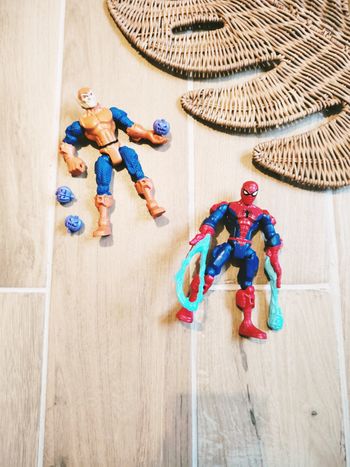 💫Lot de 2 figurines super hero mashers Hobgoblin-bouffon vert et Spider-man