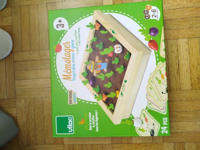 Mémotager jeu de société en bois Vilac +3 ans