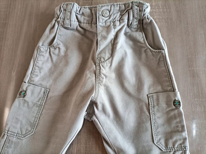 Ensemble T Shirt manches longues/ pantalon gris Obaibi 6 mois - photo numéro 6