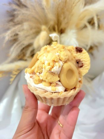 Bougie gourmande parfumée caramel au beurre salée