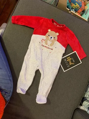 Pijama velours noël