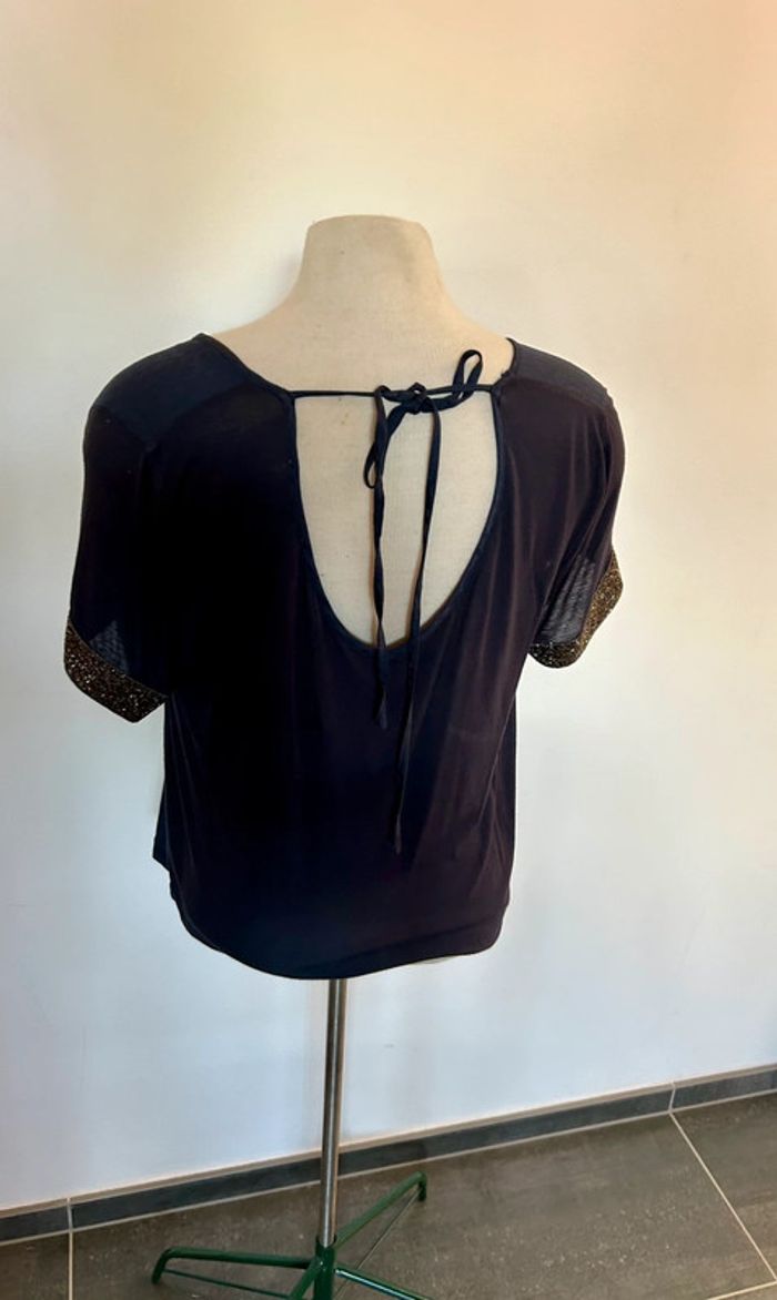 Magnifique blouse bleue Charlise 38 - photo numéro 6