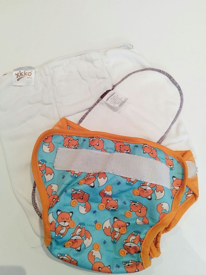 Couche lavable Bum Diapers et 2 inserts - photo numéro 2