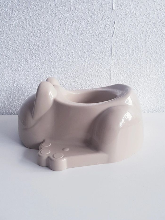 Sotufab Plast - Petit pot toilette pour bébé - Motif : hippopotame - Taupe - photo numéro 3