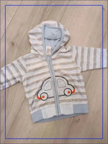 Gilet zippé en velours
