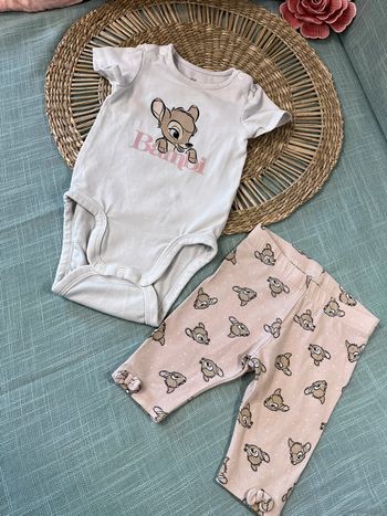 Ensemble Bambi 1-2 mois 56 cm h&m