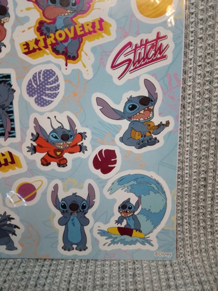 Autocollants stickers x2 Disney "Stitch" - photo numéro 4