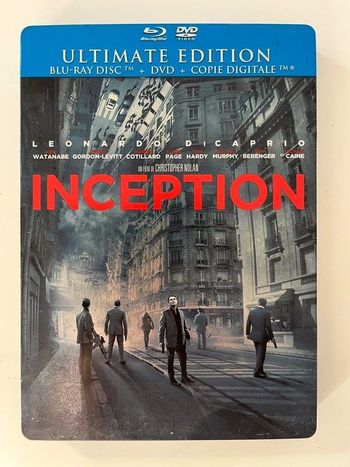 Blu-ray + dvd inception ultimate edition