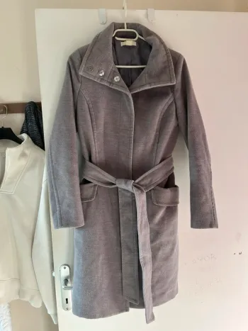 Manteau hiver gris femme